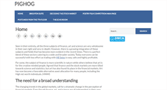 Desktop Screenshot of pighog.co.uk